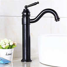 Kitchen Sink Faucet Modern Black Antique Brass Kitchen Sink Basin Mixer Tap Solid Brass Hot and Cold Traditional Sink Faucet - B07FT9PYJQ